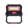 Hyper Tough 500 Lumens Area Light with Pivoting Stand and Strong Magnet, Powered by 3 AA Battery