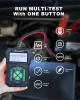 Portable Vehicle Battery Analyzer Vehicle Battery Monitor LED Display Test 12V Battery Internal Resistance Voltage CCA Battery Capacity and Battery Lo