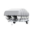 VEVOR Pontoon Boat Cover, 23'-24' Waterproof Trailerable Pontoon Cover, 800D Marine Grade PU Oxford Fabric, with Motor Cover, 16 Windproof Buckle Stra