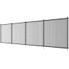 VEVOR Pool Fence, 4 x 12 FT Pool Fences for Inground Pools, Removable Child Safety Pool Fencing, Easy DIY Installation Swimming Pool Fence, 340gms Tes