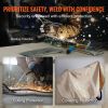 VEVOR Welding Blanket 2 Packs, 4FT x 6FT Heat Treated Welding Blanket, Up To 998¬∞F Heat Resistant Blanket Set, Heavy-Duty Fiberglass Flame Retardant
