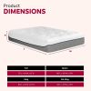 Ultra Plush 13 in. Medium Gel Memory Foam Mattress for Queen Size Bed in a Box with Double Layered Jacquard Cover