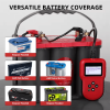 12V Motorcycle Battery Load Tester Lead Acid Battery 100-2000 CCA Load Test Lithium Battery 10-1000 Auto Truck Motorcycle SUV Yacht Scooter Cutting Ma