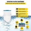 VEVOR Pool Cartridge Filter, 50Sq. Ft Filter Area Inground Pool Filter, Above Ground Swimming Pool Cartridge Filter System w/Polyester Cartridge,Corro