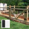 24 inch√ó50 ft Black Vinyl Coated Hardware Cloth, 21 Gauge 1/4 inch Black PVC Hardware Cloth, Black Welded Wire Fence Supports Poultry-Netting Cage-Ho
