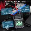 Portable Vehicle Battery Analyzer Vehicle Battery Monitor LED Display Test 12V Battery Internal Resistance Voltage CCA Battery Capacity and Battery Lo