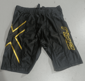 Quick-Drying Compression Shorts For Men (Option: Ms L-Golden)