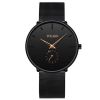 2023 Mens Fashion Minimalist Watches Men Business Casual Quartz Watch Simple Male Stainless Steel Mesh Band Clock reloj hombre