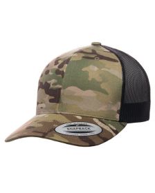 YP Classics¬Æ Retro Trucker Multicam¬Æ Snapback - MULTICAM - OS (Color: MULTICAM, size: OS)