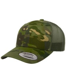 YP Classics¬Æ Retro Trucker Multicam¬Æ Snapback - MULTICAM - OS (Color: MULTICAM TROPIC, size: OS)