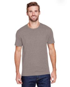 Adult Premium Blend Ring-Spun T-Shirt - J NAVY - S (Color: TAUPE HEATHER, size: 2XL)
