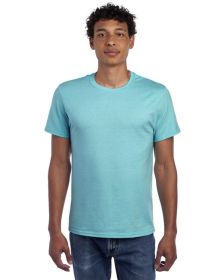 Adult Premium Blend Ring-Spun T-Shirt - J NAVY - S (Color: SMPLY AQUA HTHR, size: L)