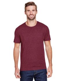 Adult Premium Blend Ring-Spun T-Shirt - J NAVY - S (Color: MAROON HEATHER, size: 3XL)