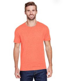 Adult Premium Blend Ring-Spun T-Shirt - J NAVY - S (Color: VIN HTHR ORANGE, size: 3XL)