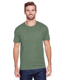 Adult Premium Blend Ring-Spun T-Shirt - J NAVY - S (Color: MILITARY GRN HTH, size: 2XL)