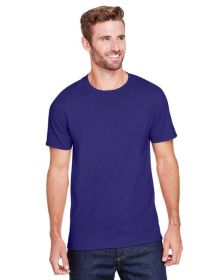 Adult Premium Blend Ring-Spun T-Shirt - J NAVY - S (Color: DEEP PURPLE, size: L)