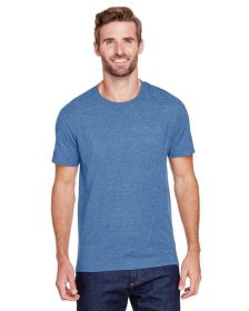 Adult Premium Blend Ring-Spun T-Shirt - J NAVY - S (Color: DENIM HEATHER, size: S)