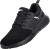JIEFU Non Slip Shoes for men; Slip On Work Shoes Steel Toe Sneakers for Men Lightweight Comfortable Restaurant Safety Footwear
